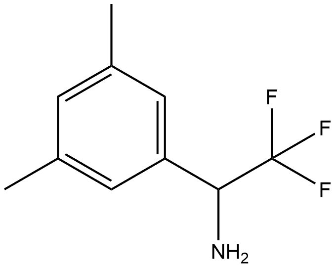Benzenemethanamine, 3,5-dimethyl-α-(trifluoromethyl)- Structural