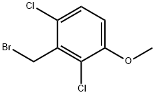 Benzene, 2-(bromomethyl)-1,3-dichloro-4-methoxy- Structural