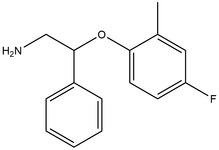 Benzeneethanamine, β-(4-fluoro-2-methylphenoxy)- Structural