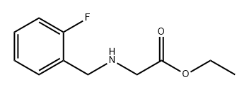 Glycine, N-[(2-fluorophenyl)methyl]-, ethyl ester Structural