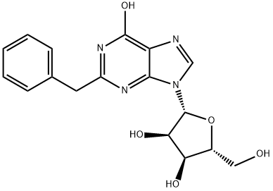 Inosine, 2-(phenylmethyl)- (9CI) Structural