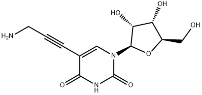 Uridine, 5-(3-amino-1-propynyl)- (9CI) Structural