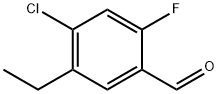 Benzaldehyde, 4-chloro-5-ethyl-2-fluoro- Structural