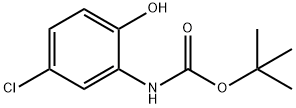 Carbamic acid, N-(5-chloro-2-hydroxyphenyl)-, 1,1-dimethylethyl ester Structural
