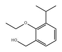 Benzenemethanol, 2-ethoxy-3-(1-methylethyl)- Structural