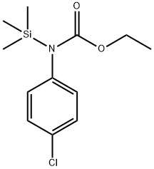 Ethyl (4-chlorophenyl)(trimethylsilyl)carbamate Structural