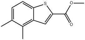 Benzo[b]thiophene-2-carboxylic acid, 4,5-dimethyl-, methyl ester Structural