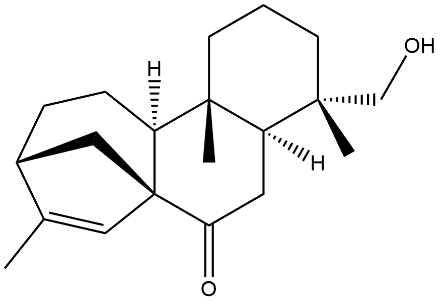 Kaur-15-en-7-one, 18-hydroxy-, (4β)- (9CI) Structural