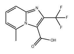 Imidazo[1,2-a]pyridine-3-carboxylic acid, 5-methyl-2-(trifluoromethyl)- Structural