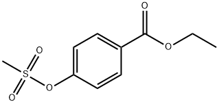 Benzoic acid, 4-[(methylsulfonyl)oxy]-, ethyl ester Structural