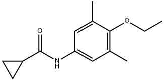 Cyclopropanecarboxamide, N-(4-ethoxy-3,5-dimethylphenyl)- Structural