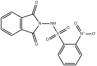 Benzenesulfonamide, N-(1,3-dihydro-1,3-dioxo-2H-isoindol-2-yl)-2-nitro- Structural