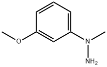 Hydrazine, 1-(3-methoxyphenyl)-1-methyl- Structural