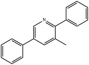 Pyridine, 3-methyl-2,5-diphenyl- Structural