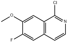 Isoquinoline, 1-chloro-6-fluoro-7-methoxy- Structural