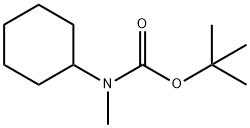 tert-butyl N-cyclohexyl-N-methylcarbamate Structural