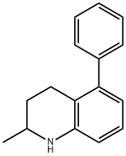 Quinoline, 1,2,3,4-tetrahydro-2-methyl-5-phenyl- Structural