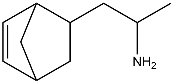 Bicyclo[2.2.1]hept-5-ene-2-ethanamine, α-methyl- Structural