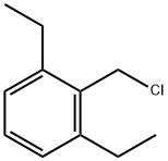 Benzene, 2-(chloromethyl)-1,3-diethyl- Structural