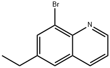 Quinoline, 8-bromo-6-ethyl- Structural