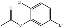 Phenol, 5-bromo-2-chloro-, acetate (9CI) Structural
