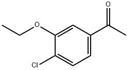 Ethanone, 1-(4-chloro-3-ethoxyphenyl)- Structural
