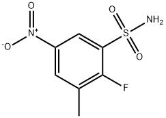 Benzenesulfonamide, 2-fluoro-3-methyl-5-nitro- Structural