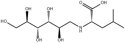 L-Leucine, N-(1-deoxy-D-mannitol-1-yl)- Structural