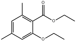 Benzoic acid, 2-ethoxy-4,6-dimethyl-, ethyl ester Structural