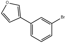 Furan, 3-(3-bromophenyl)- Structural