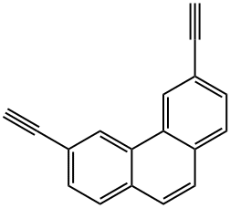 Phenanthrene, 3,6-diethynyl- Structural