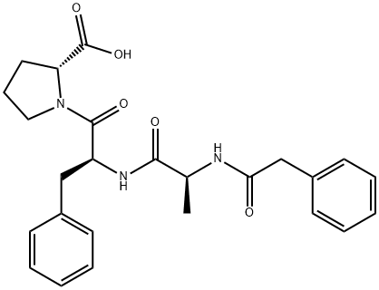D-Proline, 1-[N-[N-(phenylacetyl)-L-alanyl]-L-phenylalanyl]- (9CI) Structural
