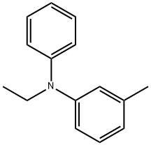 Benzenamine, N-ethyl-3-methyl-N-phenyl- Structural