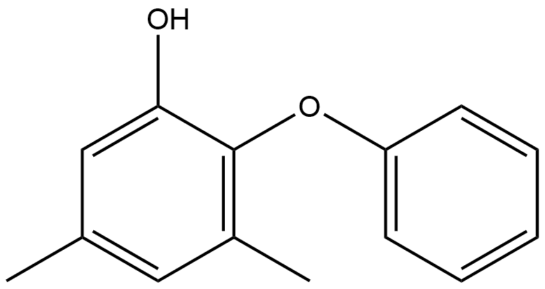 Phenol, 3,5-dimethyl-2-phenoxy- Structural