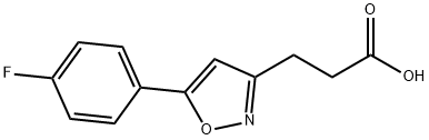 JR-6938, 3-(5-(4-fluorophenyl)isoxazol-3-yl)propanoic acid Structural