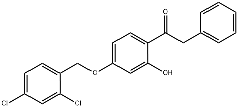 JR-6992, 1-(4-(2,4-Dichlorobenzyloxy)-2-hydroxyphenyl)-2-phenylethanone, 97% Structural