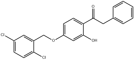 JR-6993, 1-(4-(2,5-Dichlorobenzyloxy)-2-hydroxyphenyl)-2-phenylethanone, 97% Structural