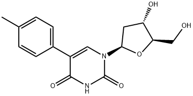 Uridine, 2'-deoxy-5-(4-methylphenyl)- Structural