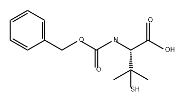 L-Valine, 3-mercapto-N-[(phenylmethoxy)carbonyl]- Structural