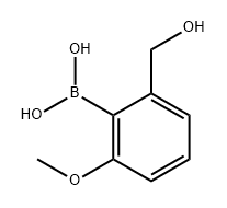 Boronic acid, B-[2-(hydroxymethyl)-6-methoxyphenyl]- Structural