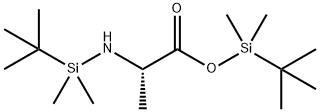 L-Alanine, N-[(1,1-dimethylethyl)dimethylsilyl]-, (1,1-dimethylethyl)dimethylsilyl ester Structural