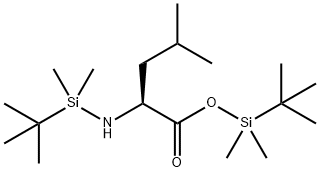 L-Leucine, N-[(1,1-dimethylethyl)dimethylsilyl]-, (1,1-dimethylethyl)dimethylsilyl ester Structural
