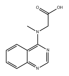 Glycine, N-methyl-N-4-quinazolinyl- Structural