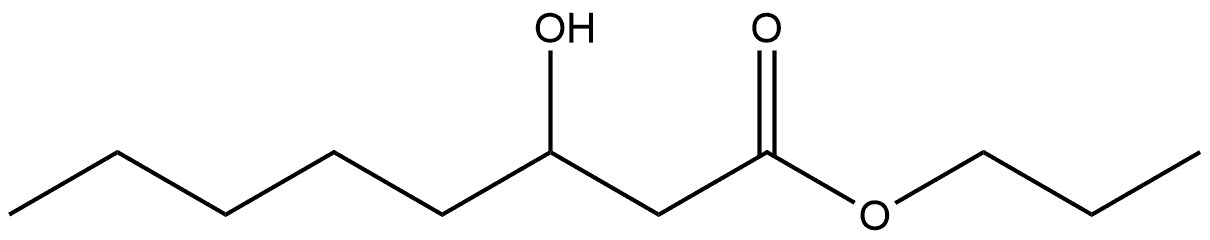 propyl 3-hydroxyoctanoate Structural
