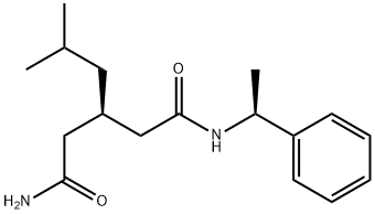 Pentanediamide, 3-(2-methylpropyl)-N1-[(1S)-1-phenylethyl]-, (3R)- Structural