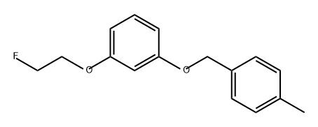 Benzene, 1-(2-fluoroethoxy)-3-[(4-methylphenyl)methoxy]- Structural