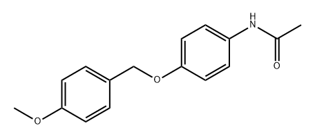 Acetamide, N-[4-[(4-methoxyphenyl)methoxy]phenyl]- Structural