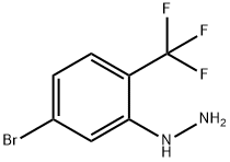 Hydrazine, [5-bromo-2-(trifluoromethyl)phenyl]- Structural