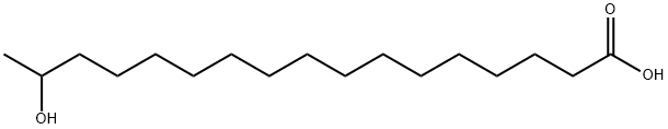 Heptadecanoic acid, 16-hydroxy- Structural