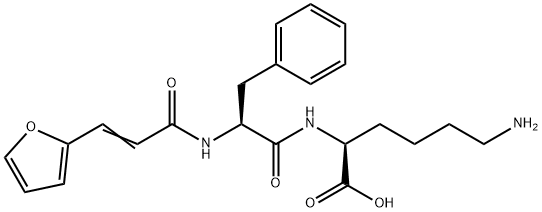 L-Lysine, N2-[N-[3-(2-furanyl)-1-oxo-2-propenyl]-L-phenylalanyl]- (9CI) Structural